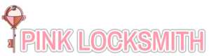 pink locksmith logo